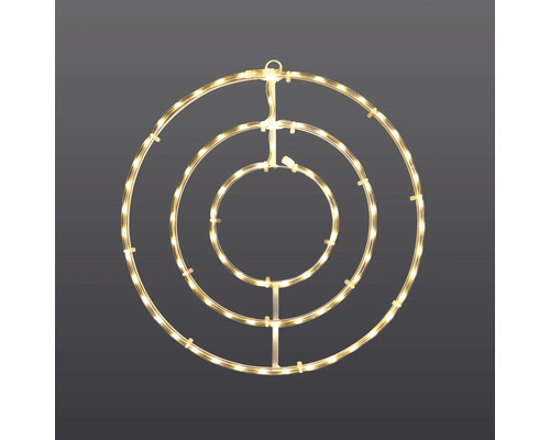 Lafiora LED-bollen, set van 3, 0,5 m, warm wit