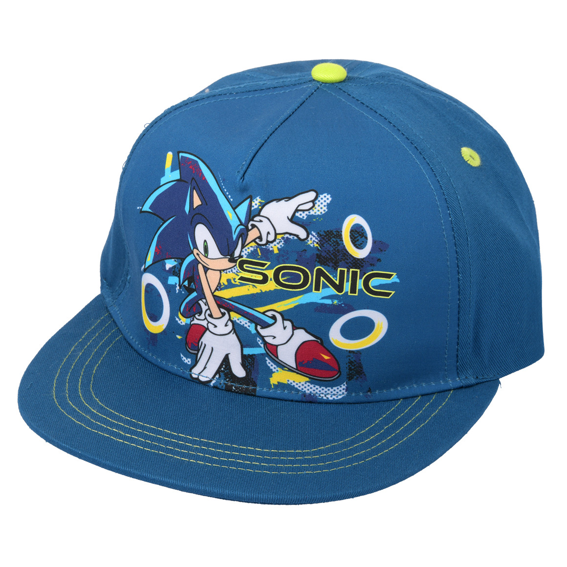 Topolino Sonic Kappe mit verstärktem Schirm blau