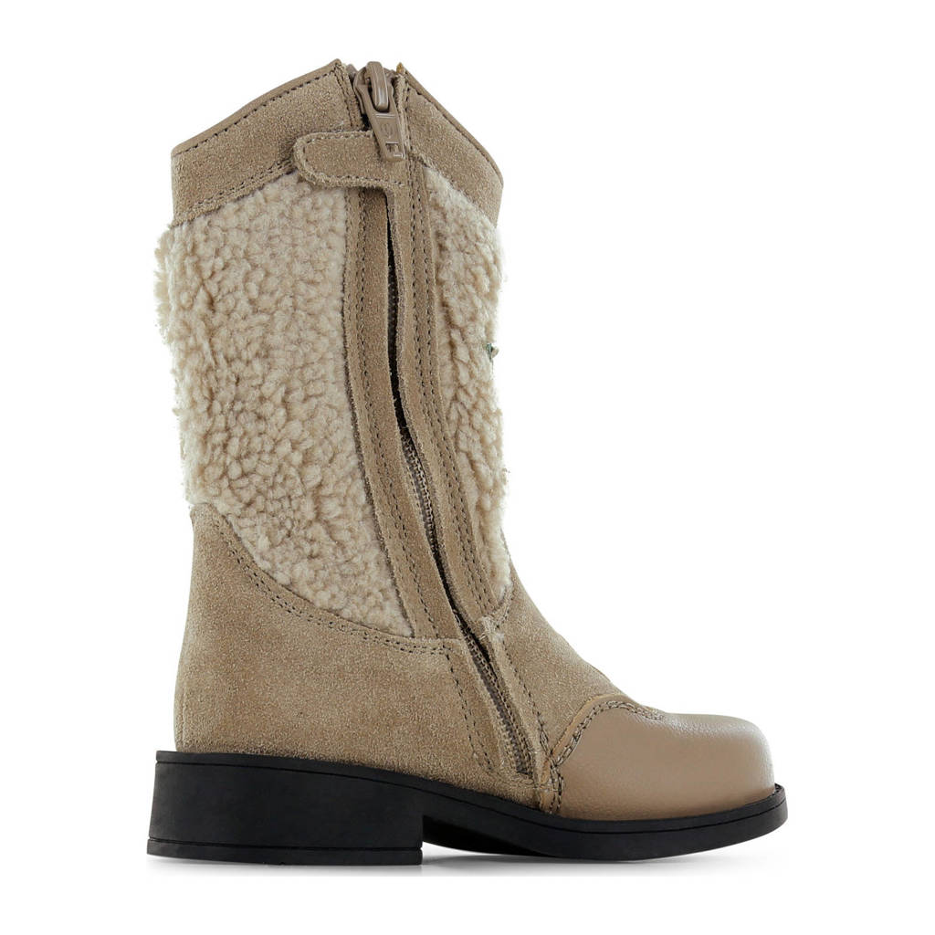 Shoesme suède cowboylaarzen taupe