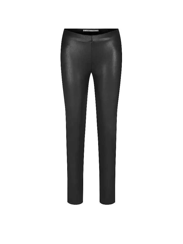 RAFFAELLO ROSSI Hose in Lederoptik Skinny Fit RESA schwarz