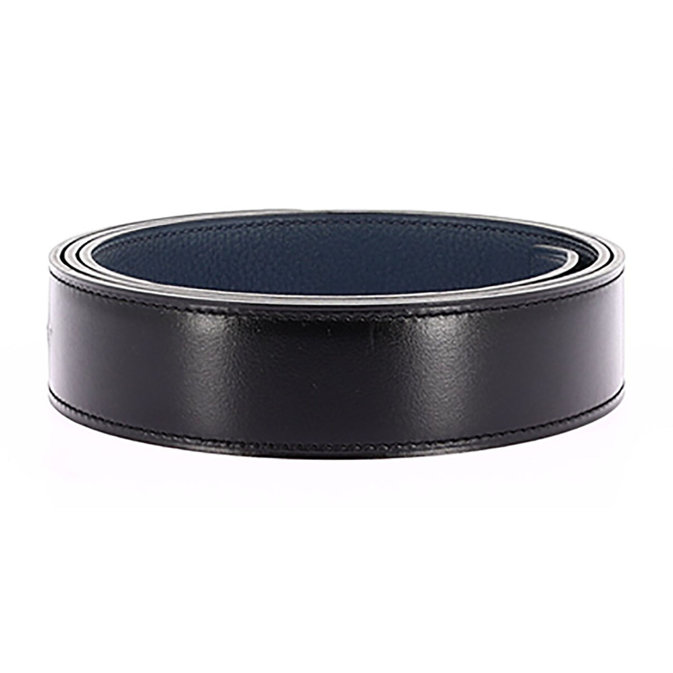 Hermès Ceinture sans boucle en Cuir noire - Neuf avec étiquette