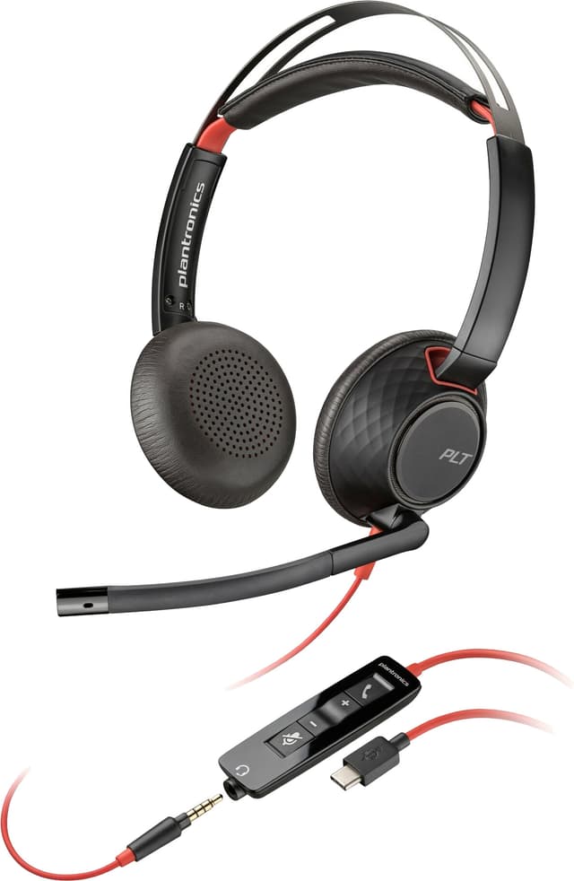 HP Poly Blackwire C5220 headset USB-C