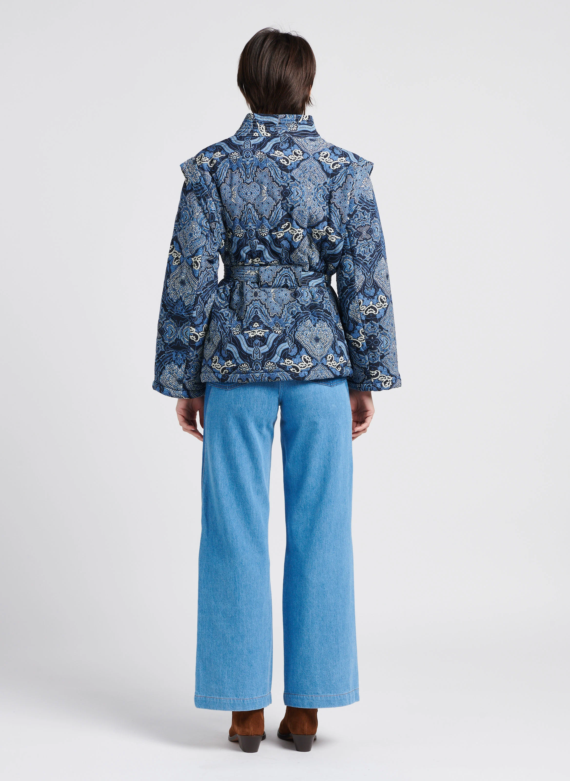 NANA - Jean large taille haute | Bleu
