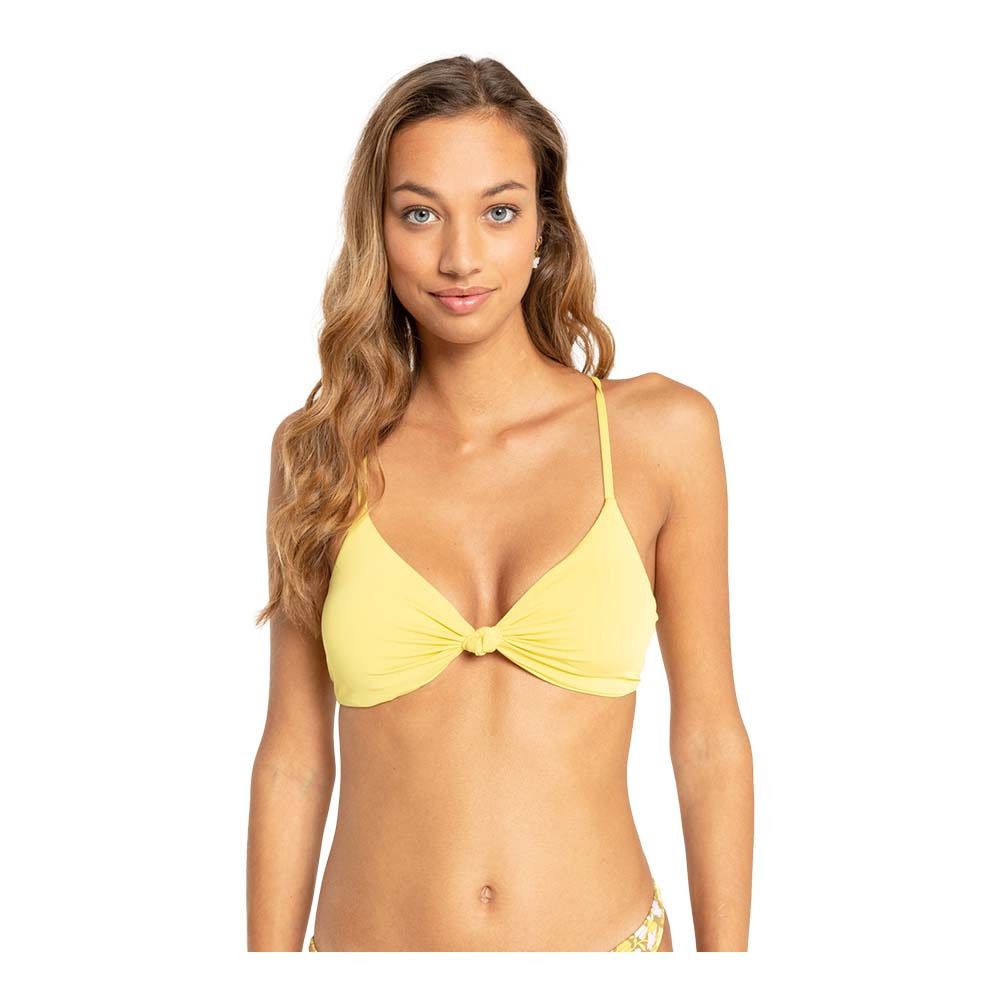 Billabong SS KNOTTED TRILET - Haut maillot de bain Femme citron