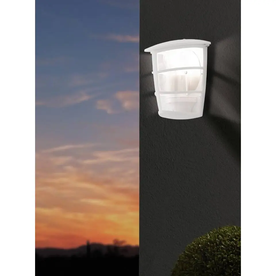 EGLO Aloria Wandlamp - E27 - Aluminium/Kunststof - Wit