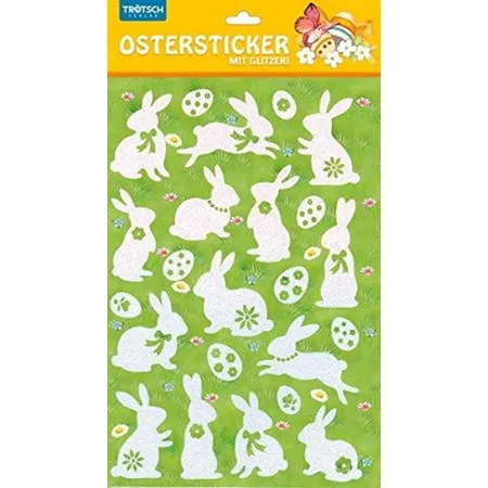 Trötsch Ostersticker mit Glitzer
