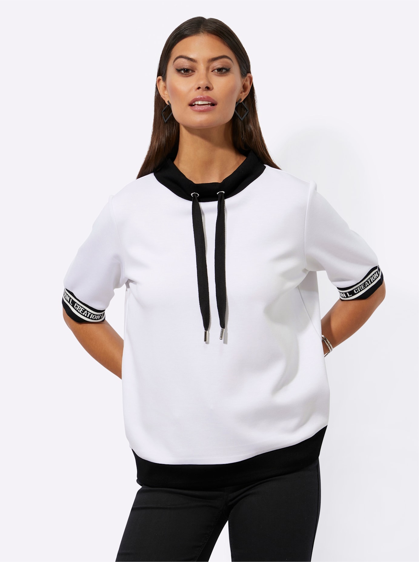 creation L Stehkragenshirt »Shirt«, 1 Stk.