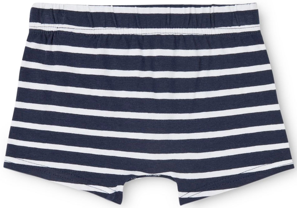 Name It Boxer »NKMTIGHTS für Jungen mit weichem Bund und angenehmer Länge«, 3 Stk. normal, Jersey, gestreift, abgestepptes Bündchen