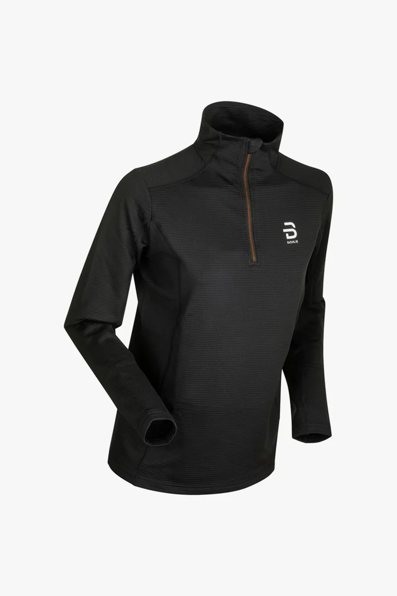 Daehlie Grid Half Zip Damen Longsleeve