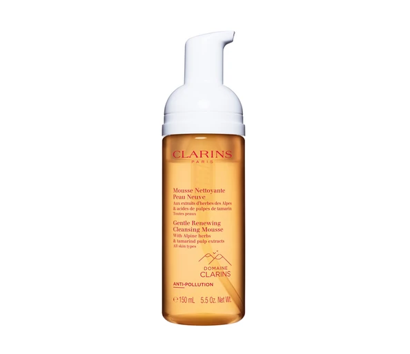 Clarins Mousse Nettoyante Peau Neuve Aux extraits d'herbes des Alpes
