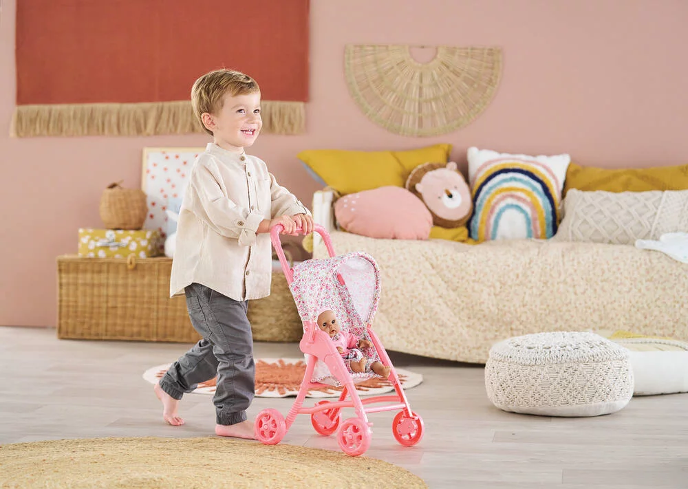POUSSETTE FLEURIE POUR POUPON 30CM - COROLLE ACCESOIRES