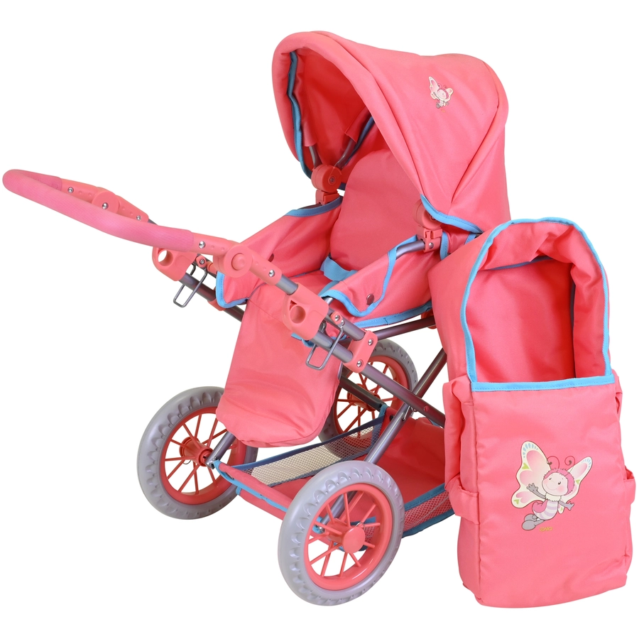 knorr toys® Puppenwagen Ruby NICI Spring rosa