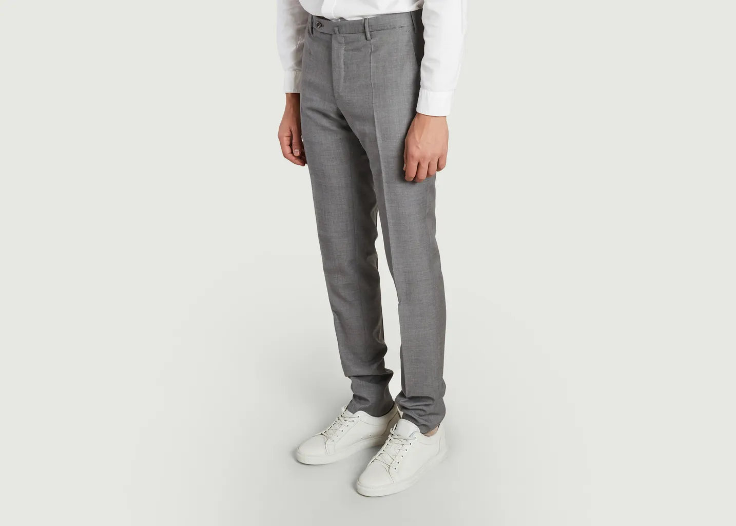 Pantalon formel en laine slim fit Incotex