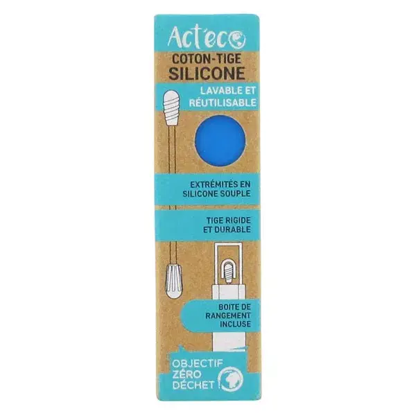 Act'Éco Cotton Stem Silicone Azul