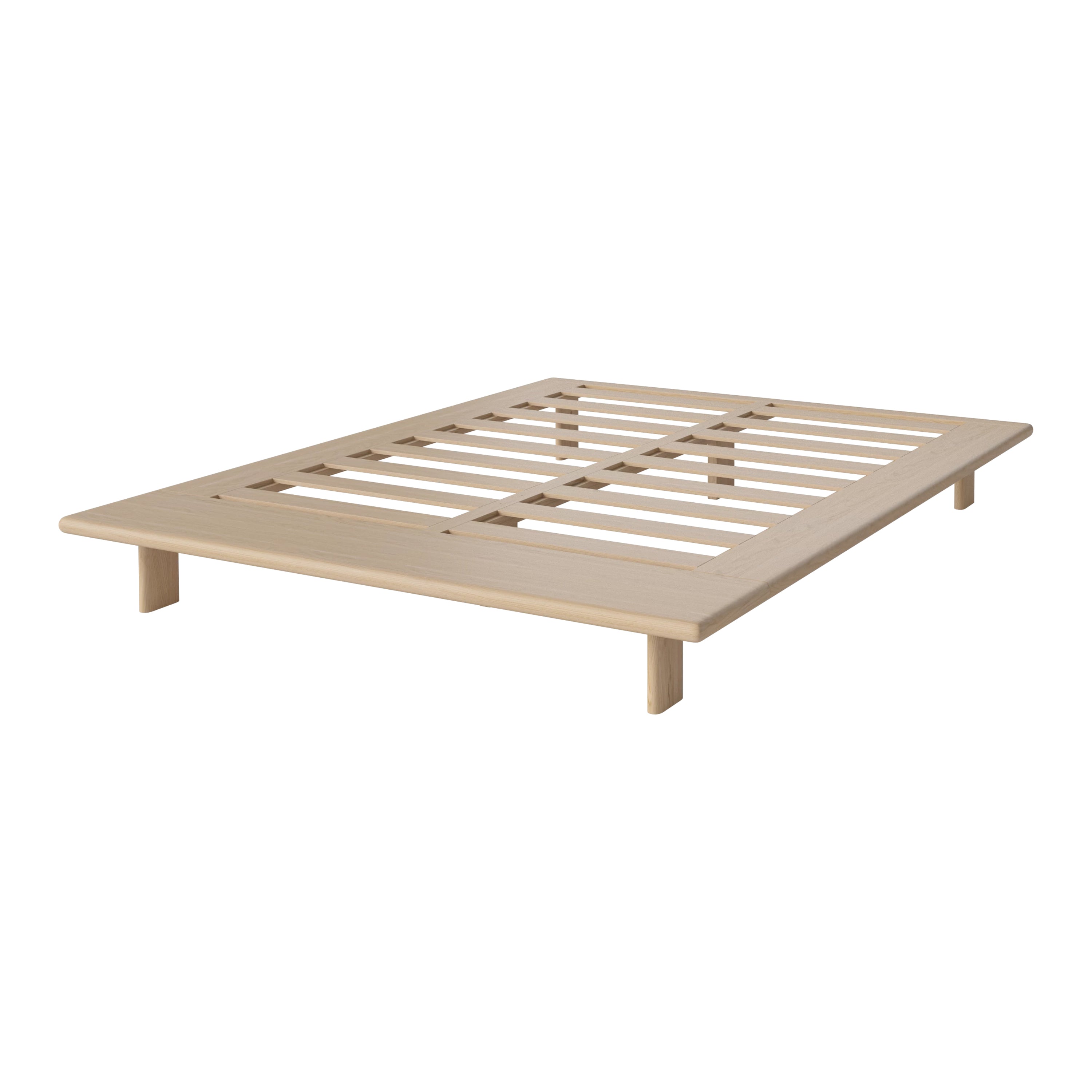 Bolia Haven Bedframe 166 cm - White pigm oiled oak