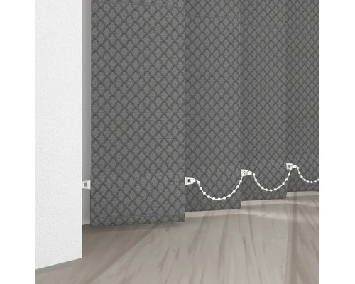 Soluna jaloezieset donkergrijs 40x260 cm