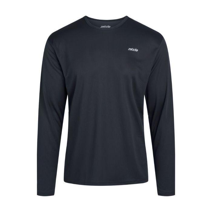 Zebdia Herre Mellemlag Sports LS Tee Blå