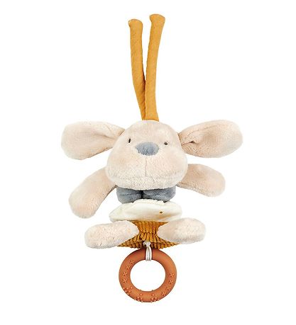 Nattou Aktivitetsleget?j - Vibrating Dog Charlie - 20 cm - Beige