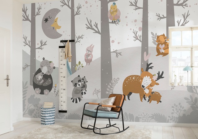 Komar Fototapete »Digitaldruck Vlies -  Little Darling - Grösse 400 x 250 cm« bedruckt glatt Wohnzimmer, Schlafzimmer