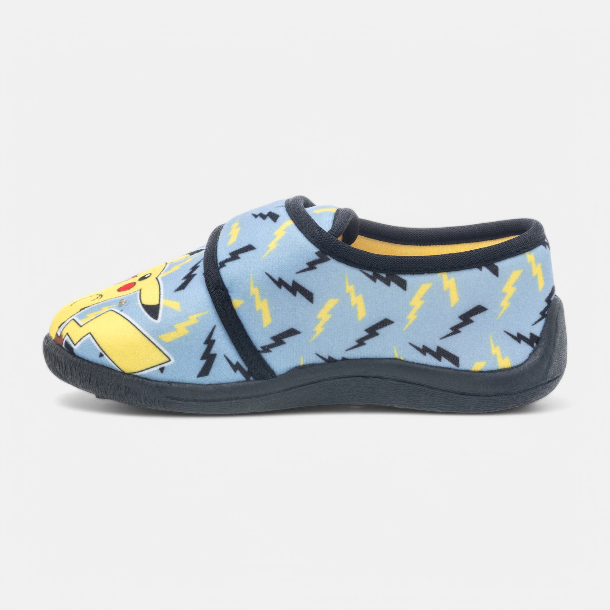 Pantoufles attaches velcros Garçon bleu ciel