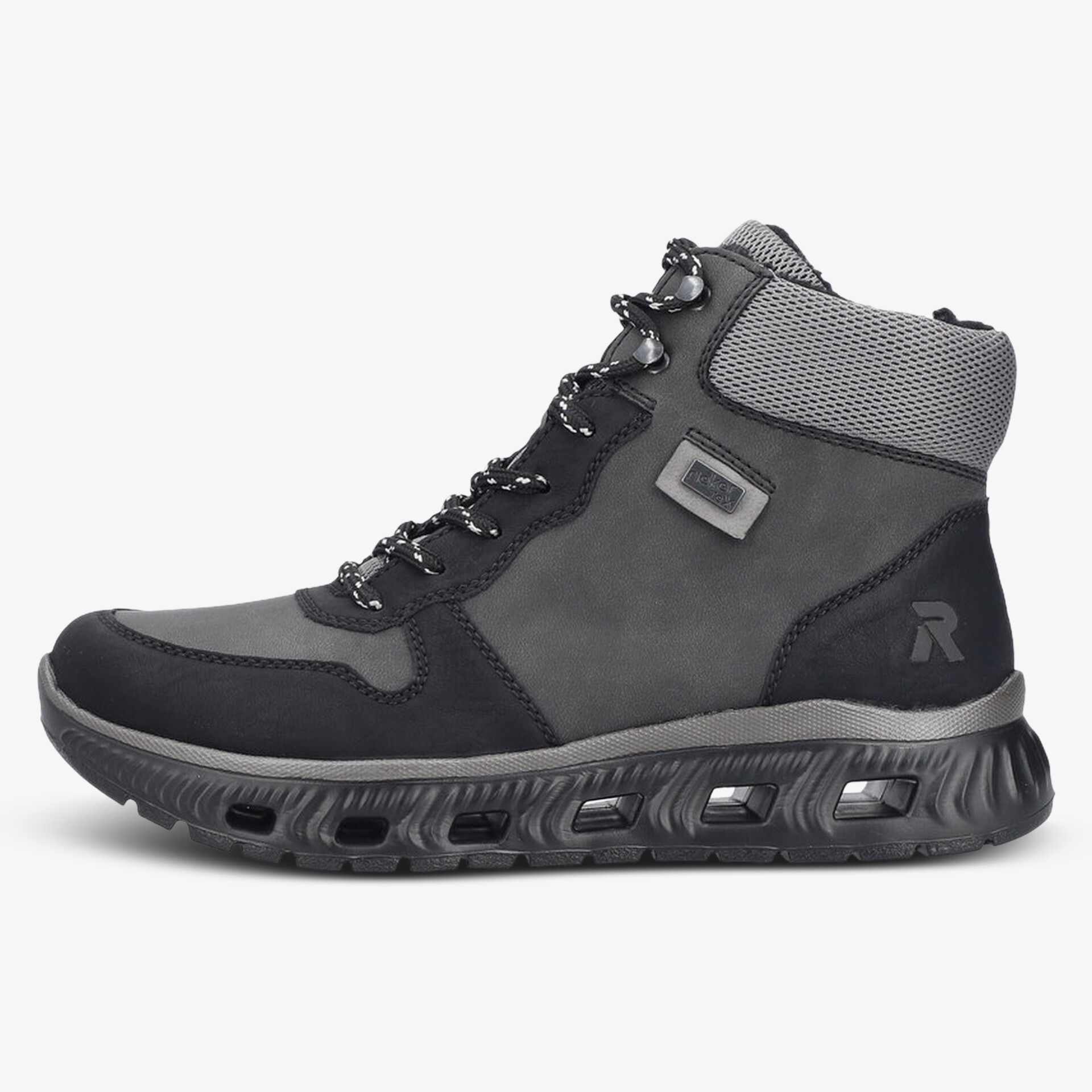 Rieker Sport & Style Damen Schnürstiefeletten schwarz