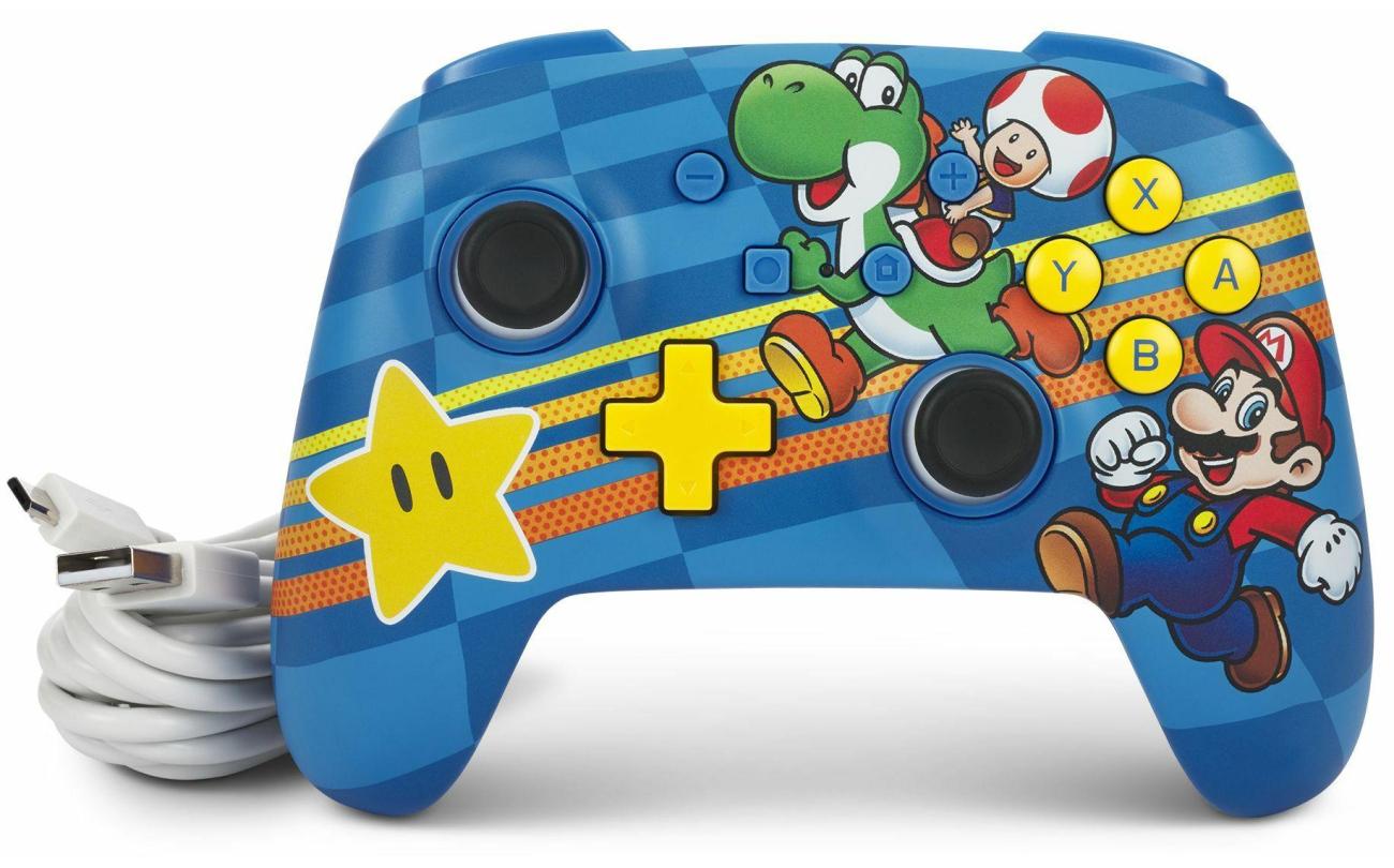 Switch - Power A Wired Controller Mushroom Kingdom