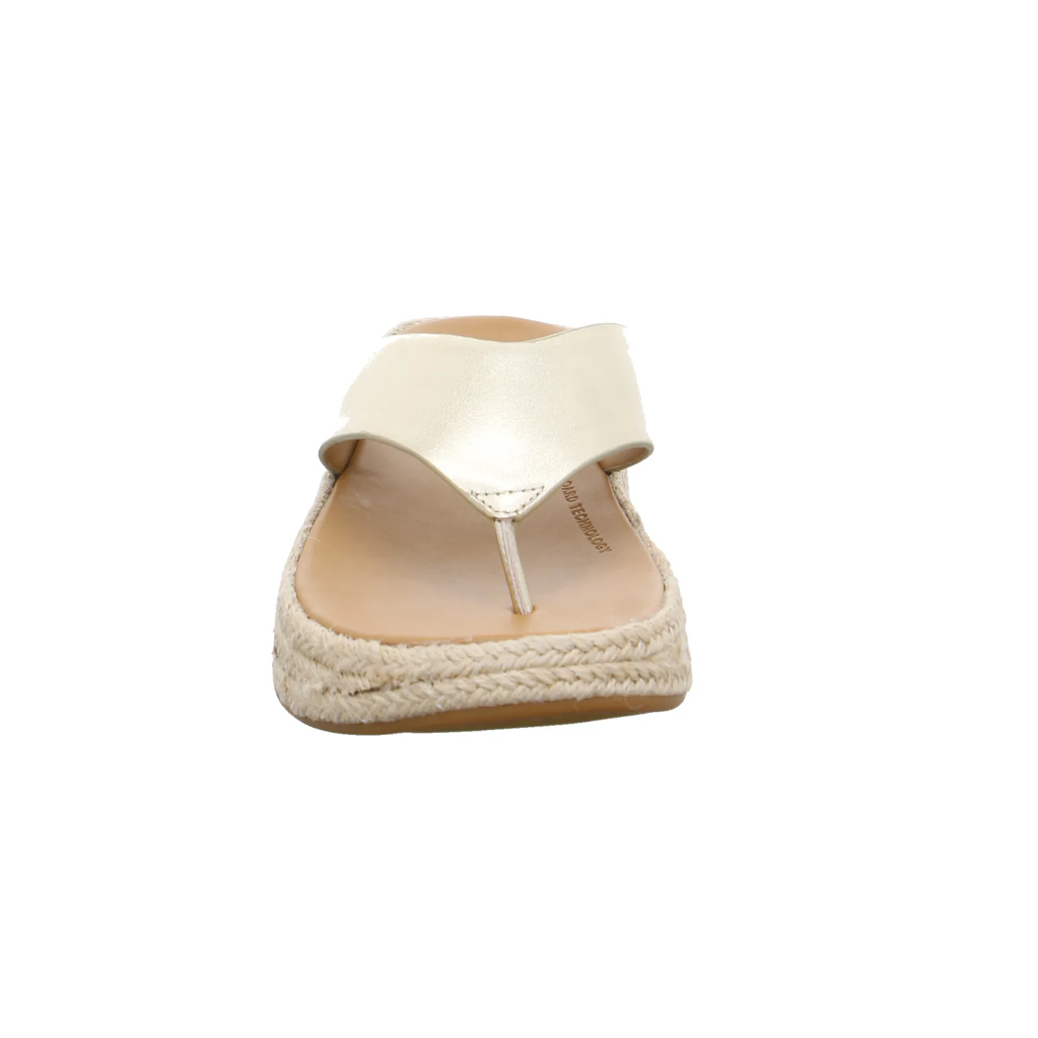 FITFLOP Zehentrenner-FlipFlop Gold Leder