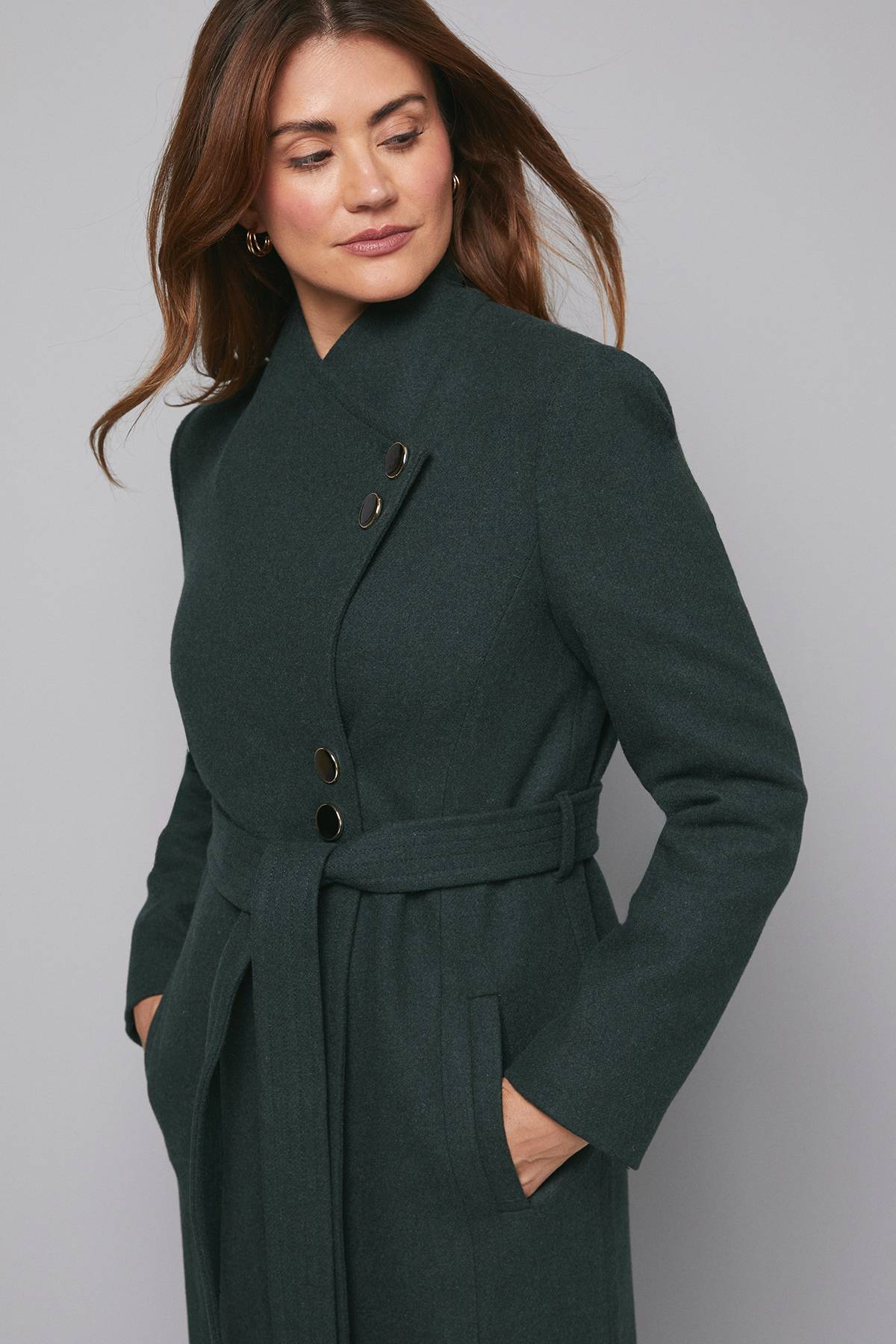 Wallis Manteau Maxi Ceinturé