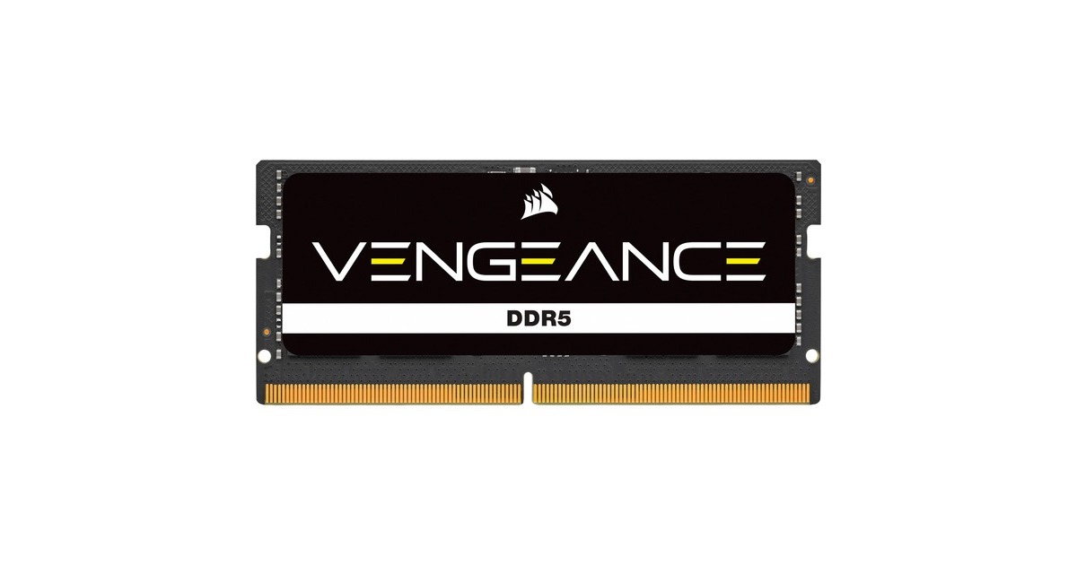 Corsair16 GB DDR5-4800 laptopgeheugen  (Zwart, CMSX16GX5M1A4800C40)