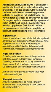 Bloem AltheaFleur Hoestsiroop 200ML