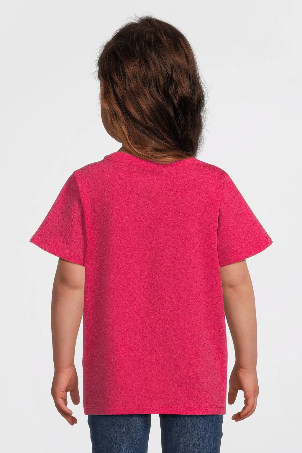 anytime T-shirt roze melange