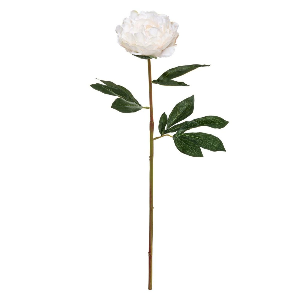 Fleur artificielle pivoine sur tige h 68 cm
