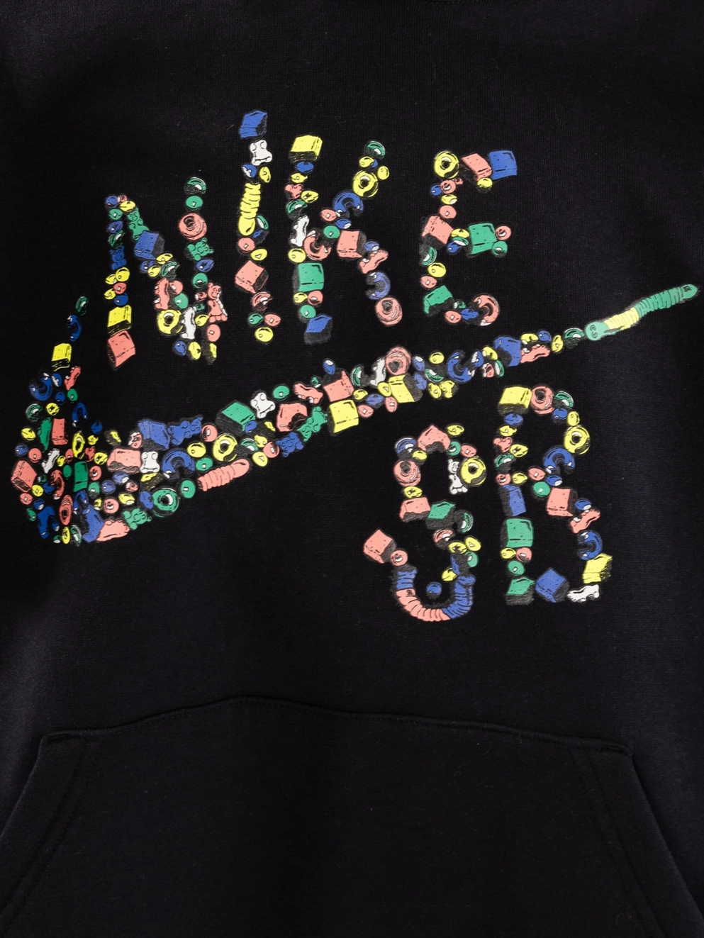 Nike SB Fleece Pull-Over Skate Hoodie black/white