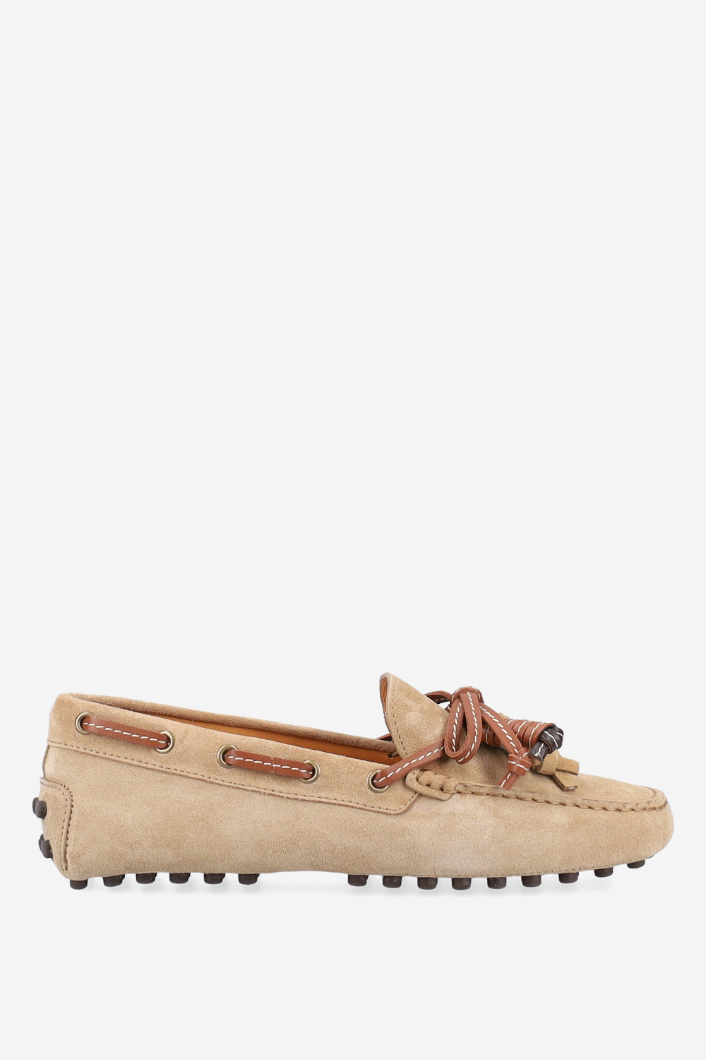 Gommino suede loafers