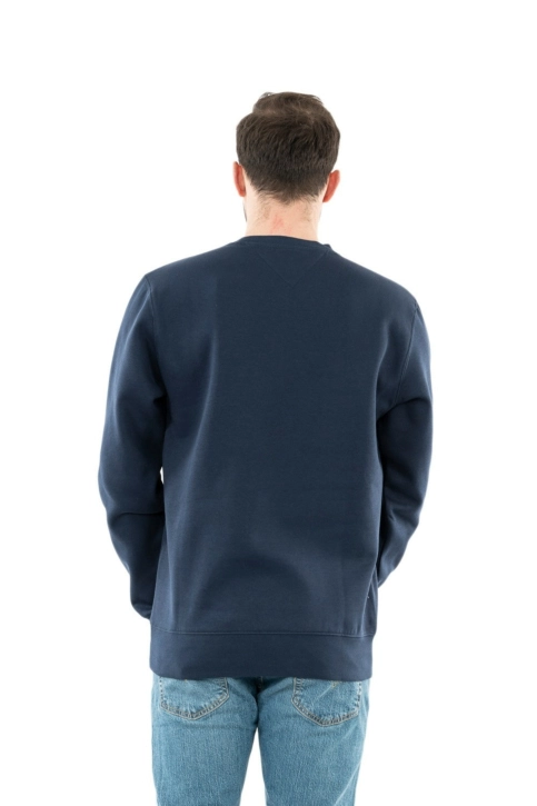 Sweat tommy jeans regular fleece c87 twilight navy