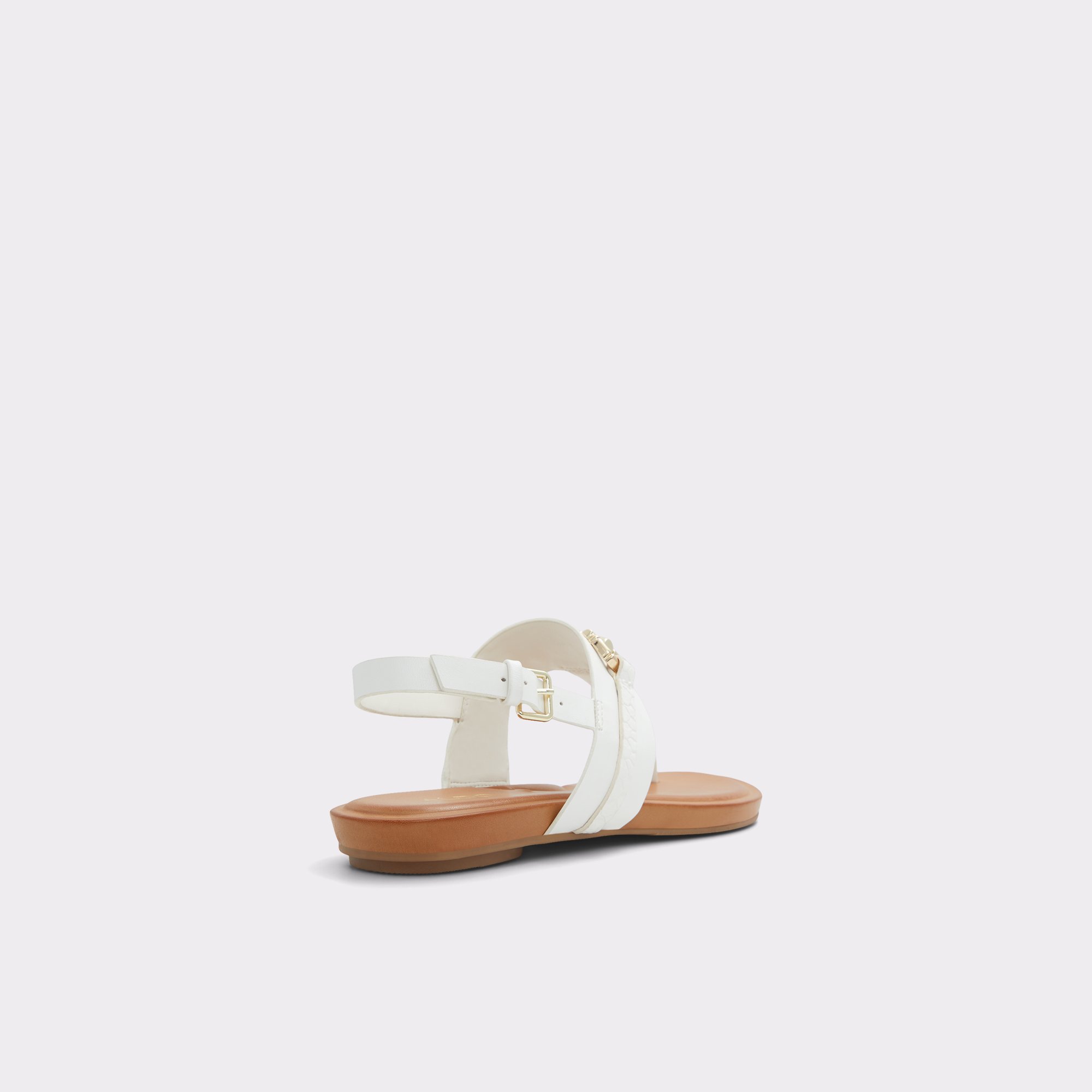 Tany White Women Flat Sandals