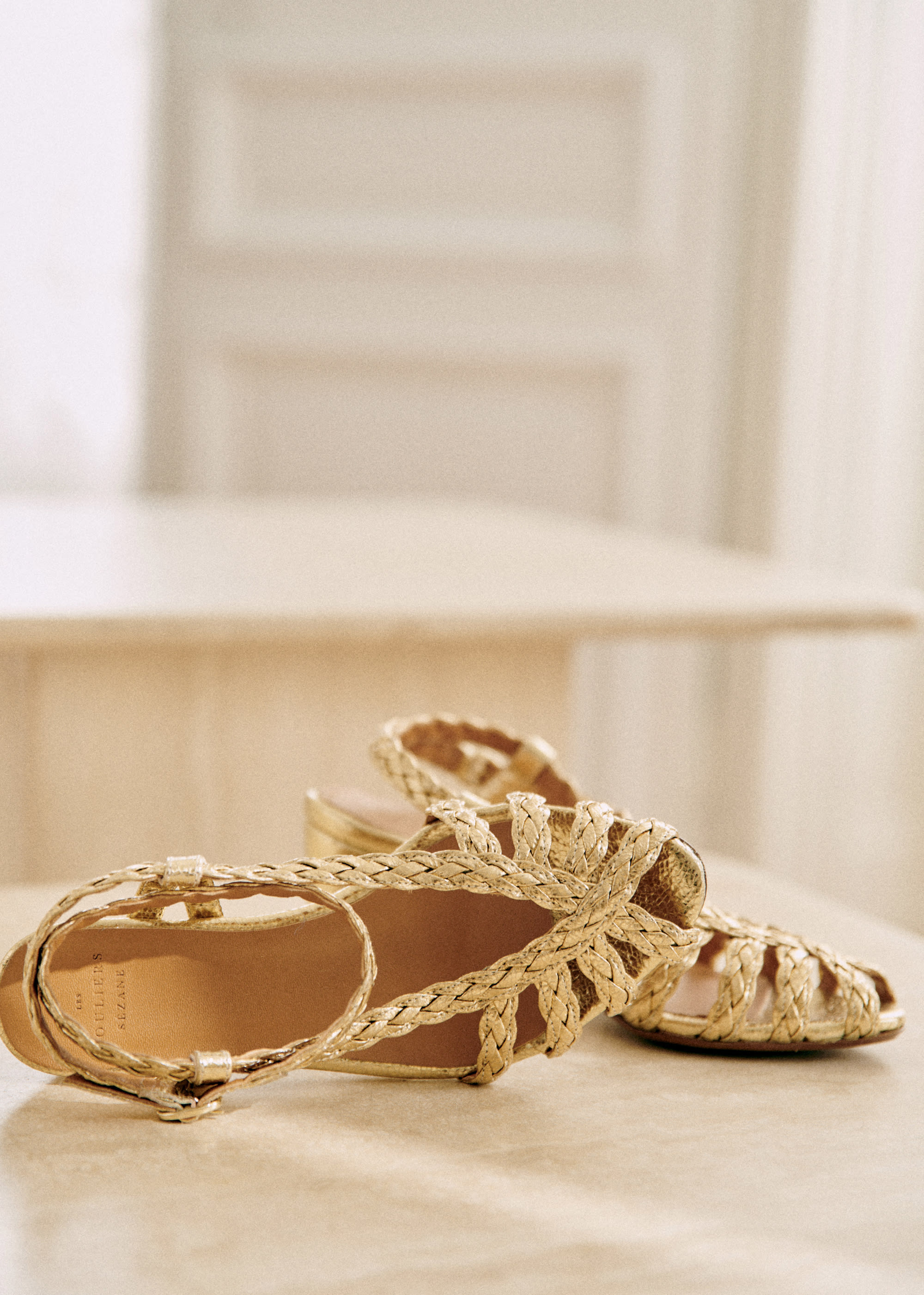 Sandales Natacha - Doré lisse tressé - SOULIERS/SOULIERS Sandales 5906220
