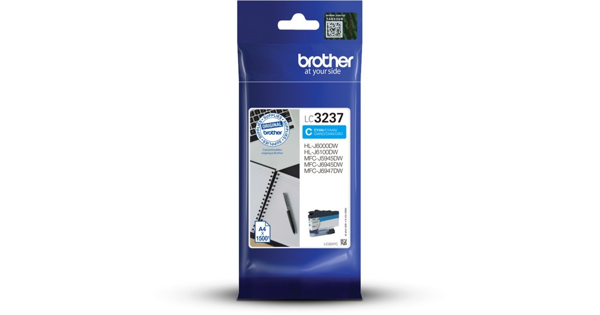 BrotherLC-3237C Cyaan inkt