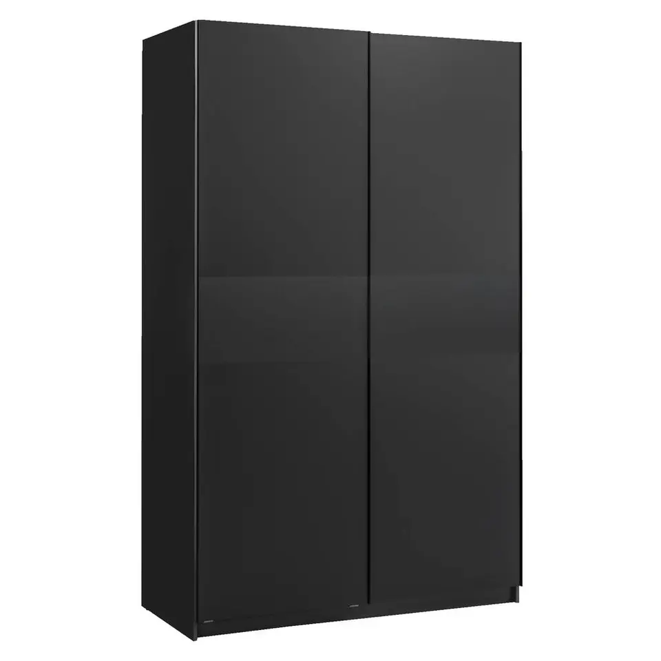 Schuifdeurkast Genua - antraciet - 204x122x60 cm