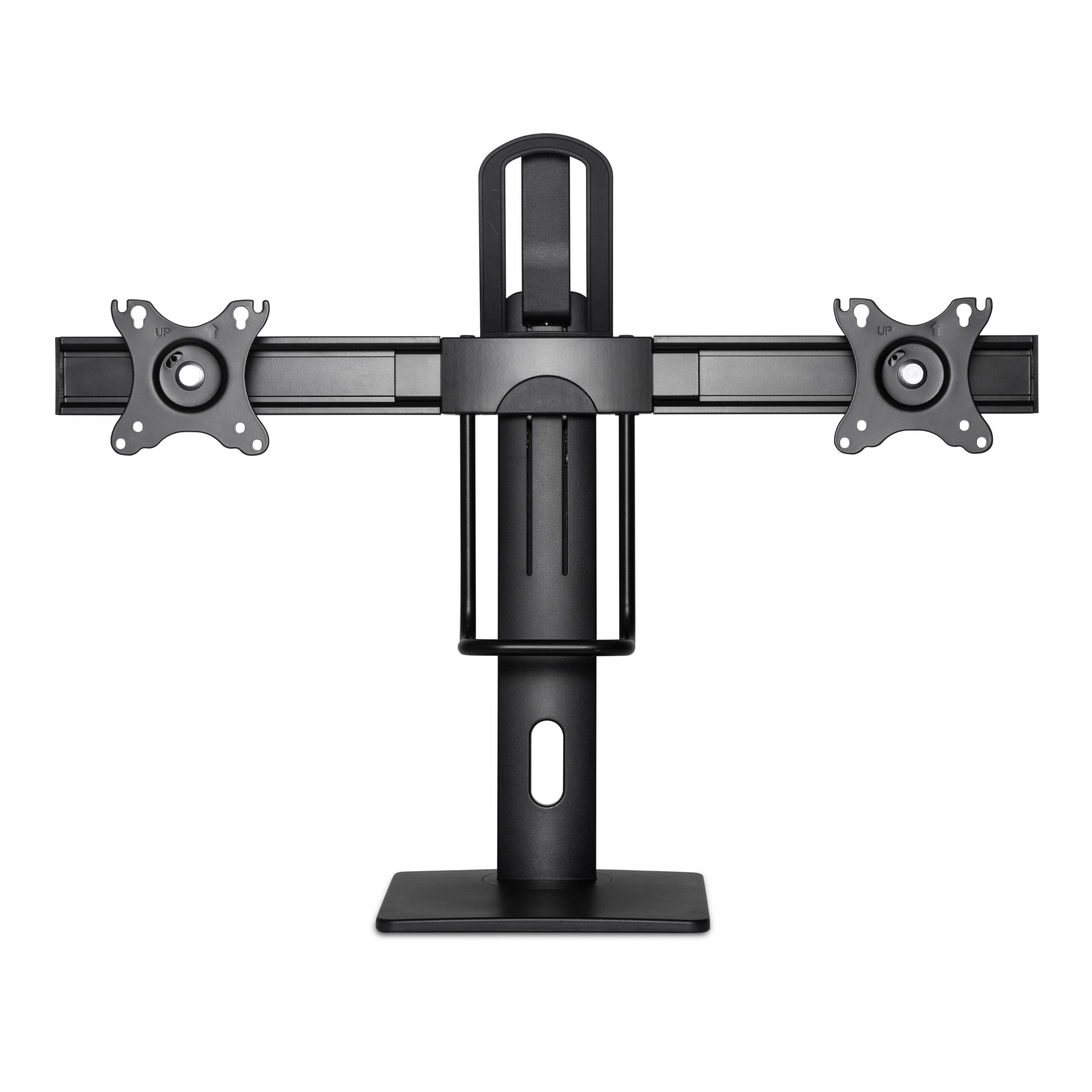 Plexgear Justerbart skjermstativ for 2 skjermer 17–27