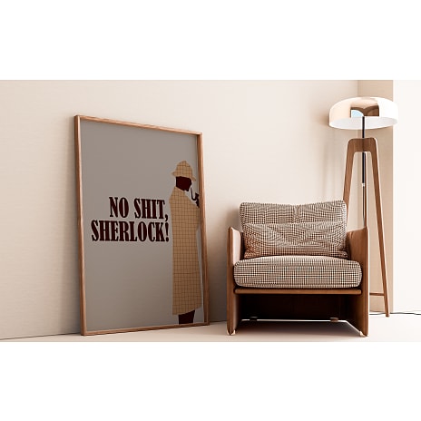 No shit, Sherlock! - 70x100 cm