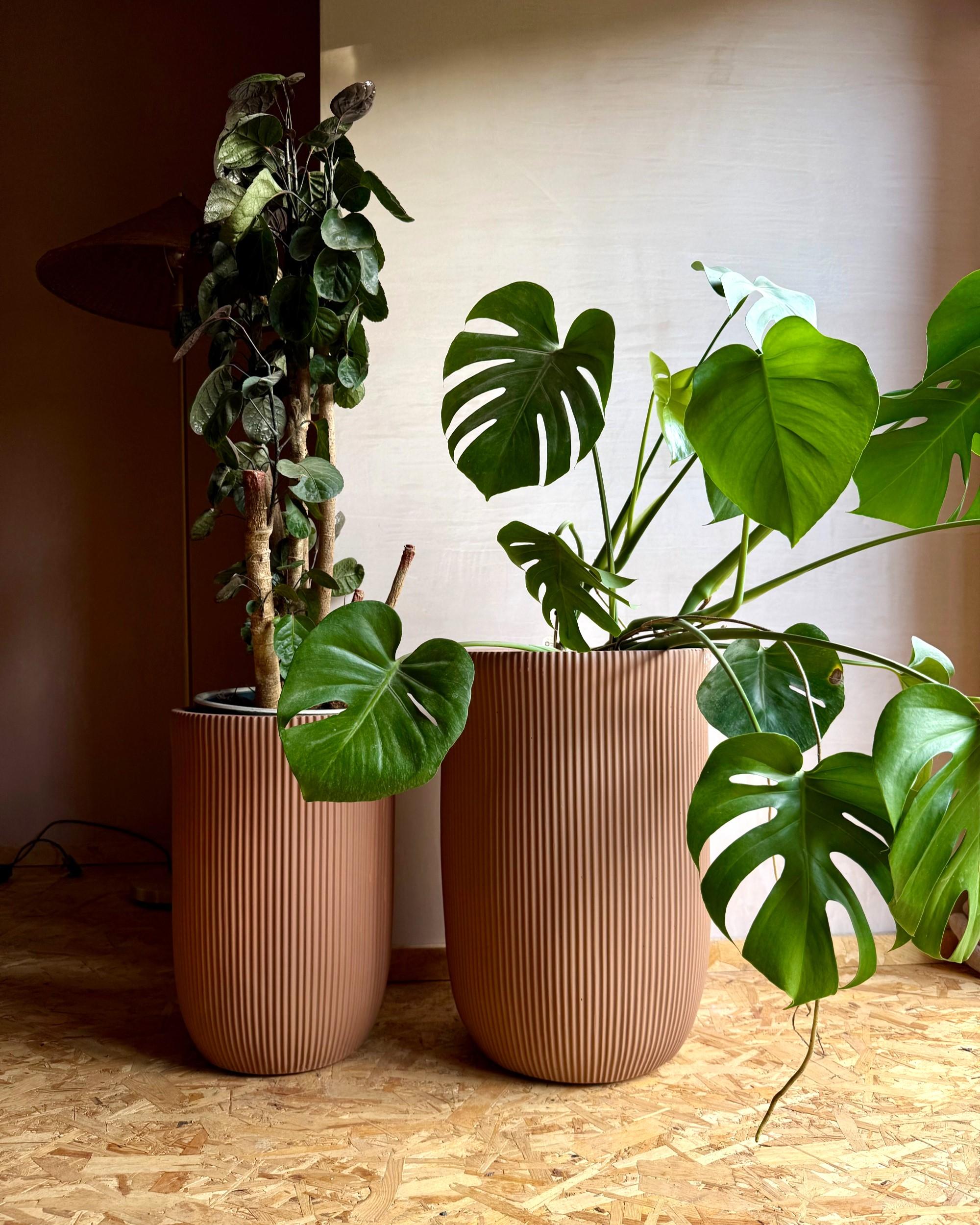 Bloempot EANTIO 30 cm Bruin