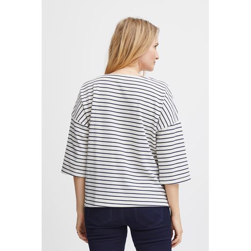 Fransa Stribet T-shirt, Antique Mix, S