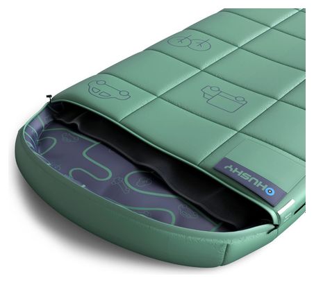 Sac de couchage Husky blanket Gizmo Kids 2024 -5 ° C Menthe 170 x 70 cm-Vert