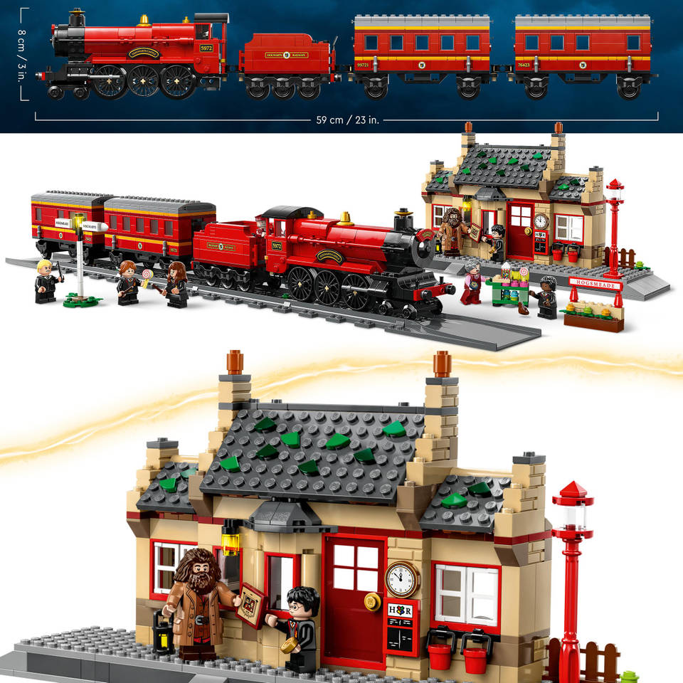 LEGO Harry Potter Zweinstein Express en station Zweinsveld 76423