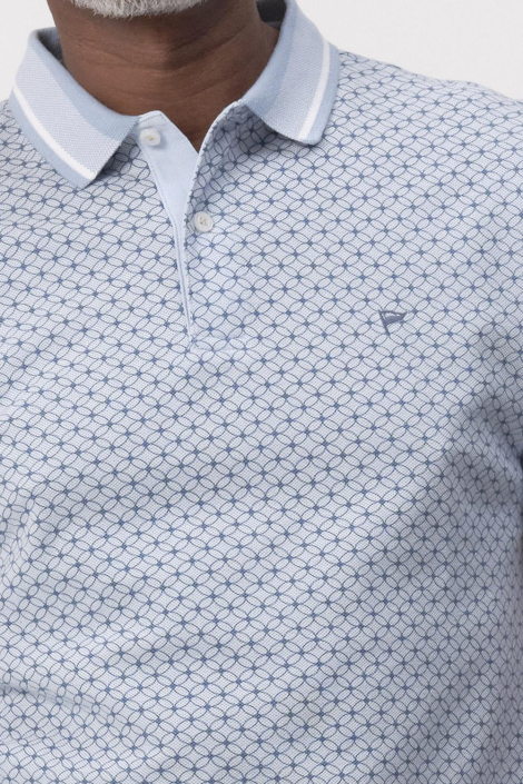 Campbell blauwe heren polo