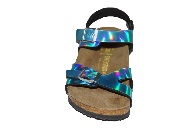 Birkenstock Rio Kids mirror blue