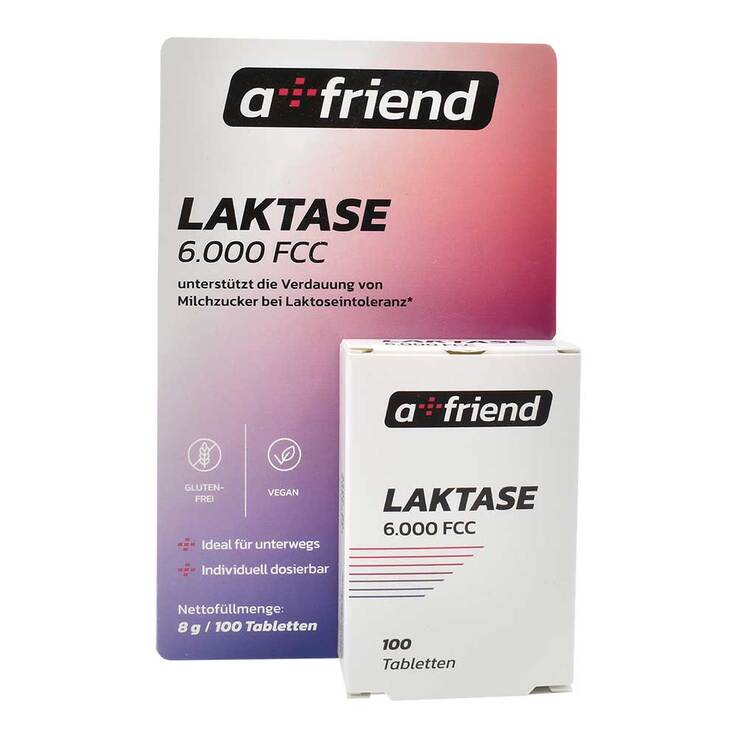 A Friend Laktase 6.000 FCC bei Laktoseintol.Tabletten , 100 St