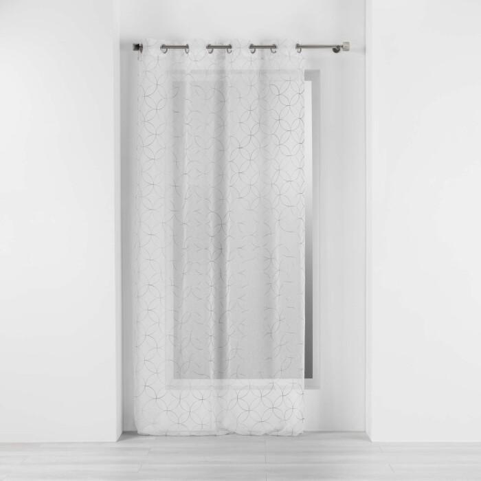 PANNEAU OEILLETS 140X240CM BRODE OLYMPIA GRIS