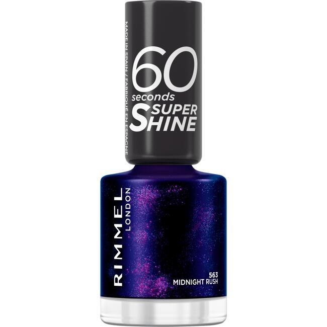 Rimmel 60 Seconds Supershine Nagellak Midnight Rush 563 8 ML